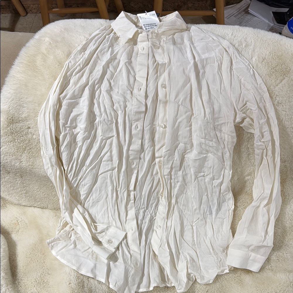 White Button-Up Shirt